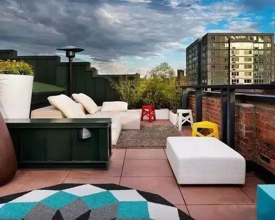 在家也能享受阳光，非常漂亮的露台设计！